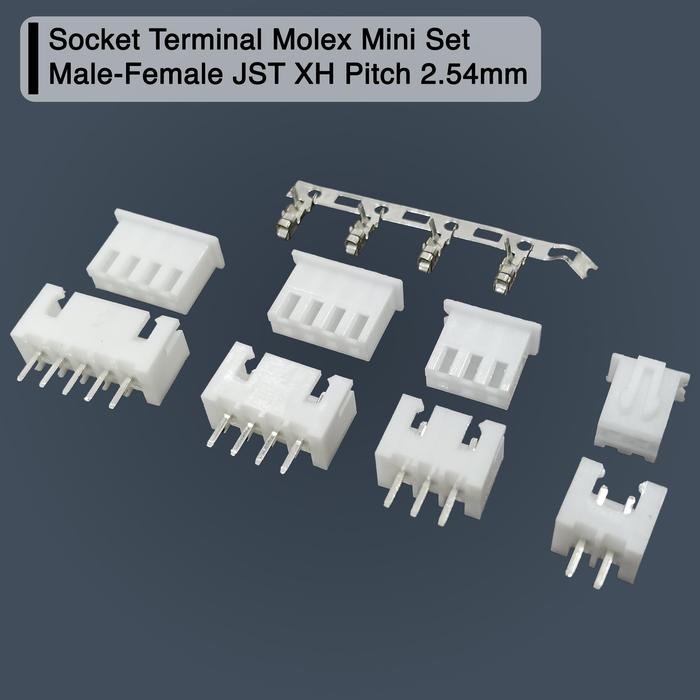 Socket XH2.54 Connector 2.54mm Set (2PIN)