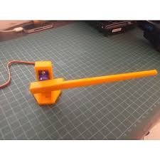 MINIATUR PALANG PARKIR BARIER GATE MICRO SERVO MG90 SG90 9G